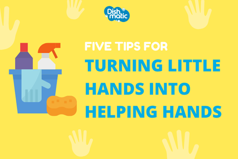 Little hands make light work – getting children involved in cleaning