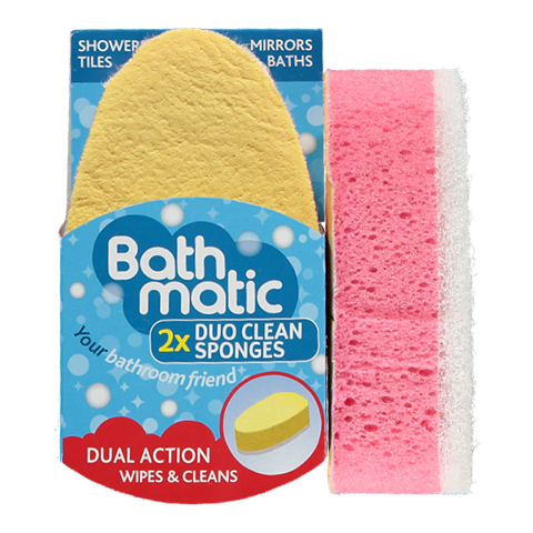 Bathmatic Duo Clean Sponges x2