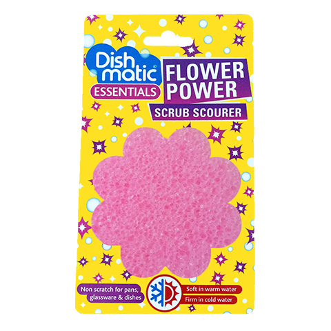 Dishmatic Essentials Flower Power Scrub Scourer
