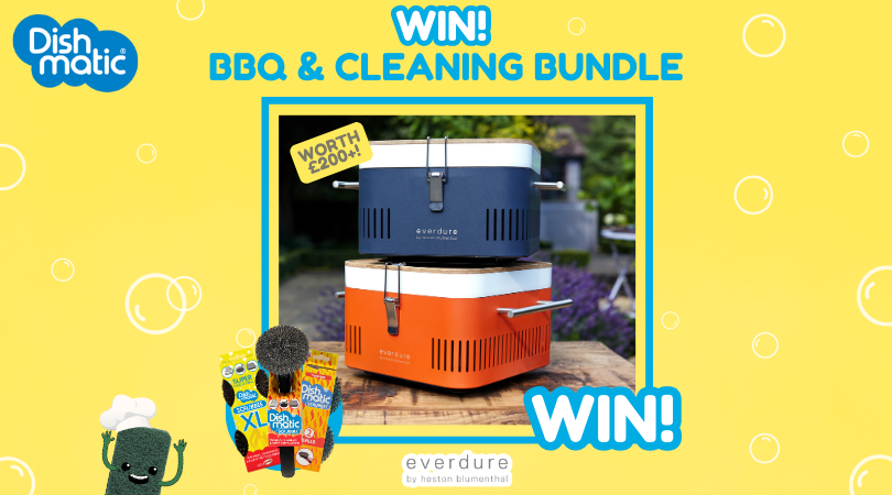 WIN a BBQ and Dishmatic cleaning kit